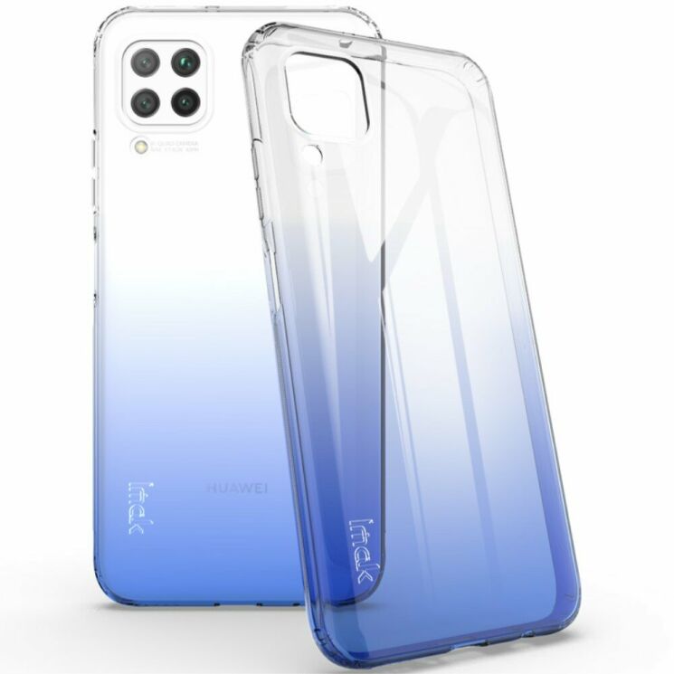 Силиконовый (TPU) чехол IMAK UX-6 Series для Huawei P40 Lite - Blue: фото 1 из 14
