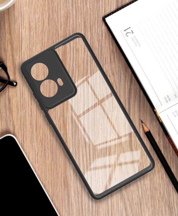 Силиконовый (TPU) чехол IMAK UX-9A Series для Motorola Moto G85 - Black: фото 12 из 12