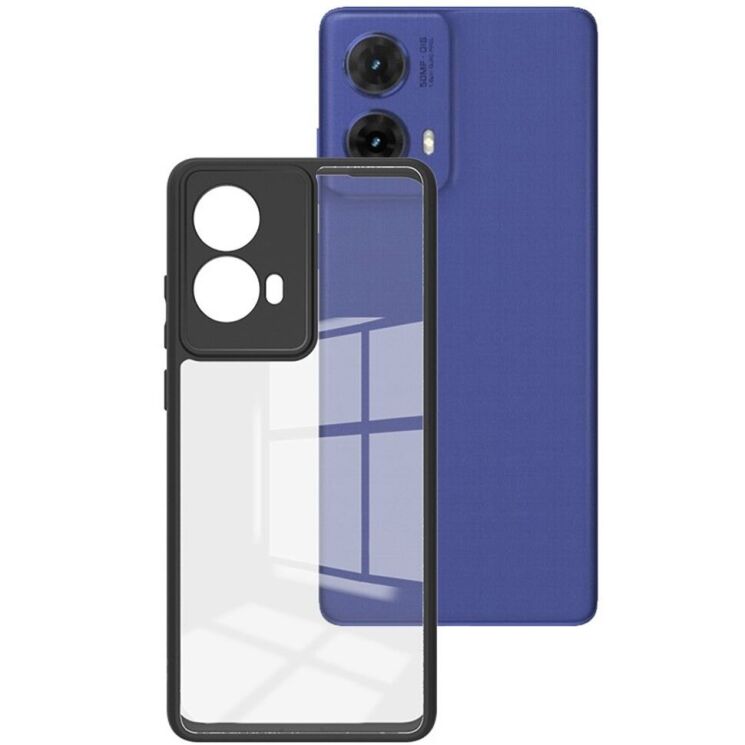 Силиконовый (TPU) чехол IMAK UX-9A Series для Motorola Moto G85 - Black: фото 1 из 12