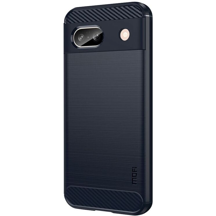 Силиконовый (TPU) чехол MOFI Carbon Fiber для Google Pixel 8A - Blue: фото 2 из 9