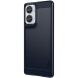 Силиконовый (TPU) чехол MOFI Carbon Fiber для Motorola Edge 50 Fusion - Blue (354222L). Фото 2 из 12
