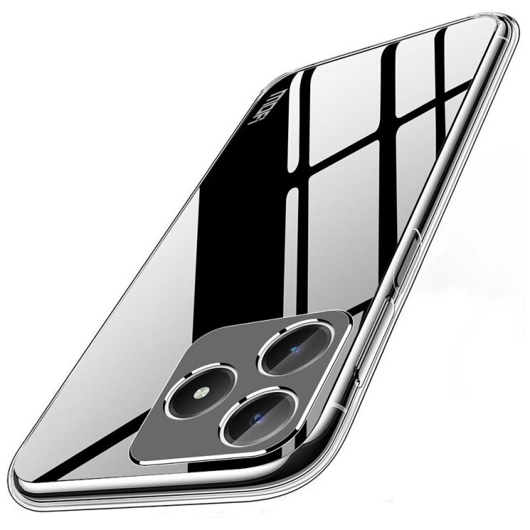 Силиконовый (TPU) чехол MOFI Thin Guard для Realme C63 / C61 - Transparent: фото 3 из 11