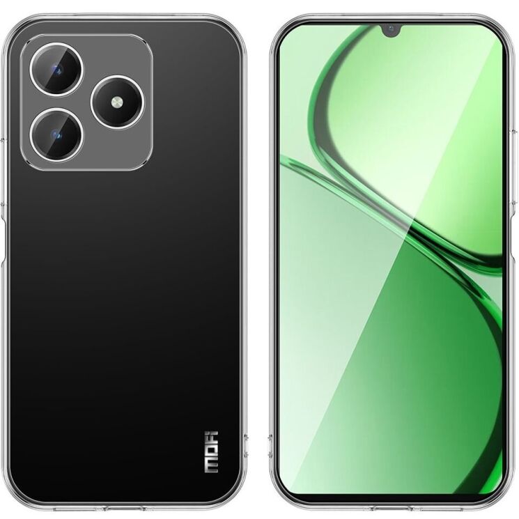 Силиконовый (TPU) чехол MOFI Thin Guard для Realme C63 / C61 - Transparent: фото 2 из 11