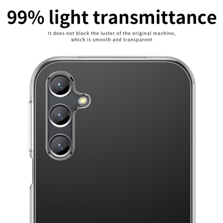 Силиконовый (TPU) чехол MOFI Thin Guard для Samsung Galaxy A16 (A165) - Transparent: фото 7 из 11