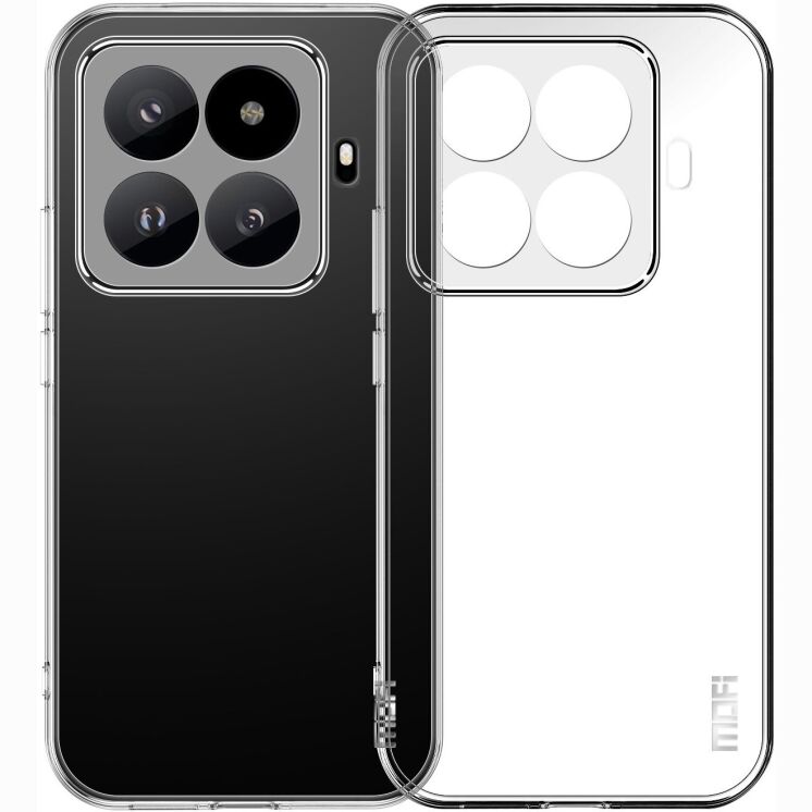 Силиконовый (TPU) чехол MOFI Thin Guard для Xiaomi 17T Pro - Transparent (422340T) Силиконовый (TPU) чехол MOFI Thin Guard для Xiaomi 17T Pro - Transparent: фото 1 из 9