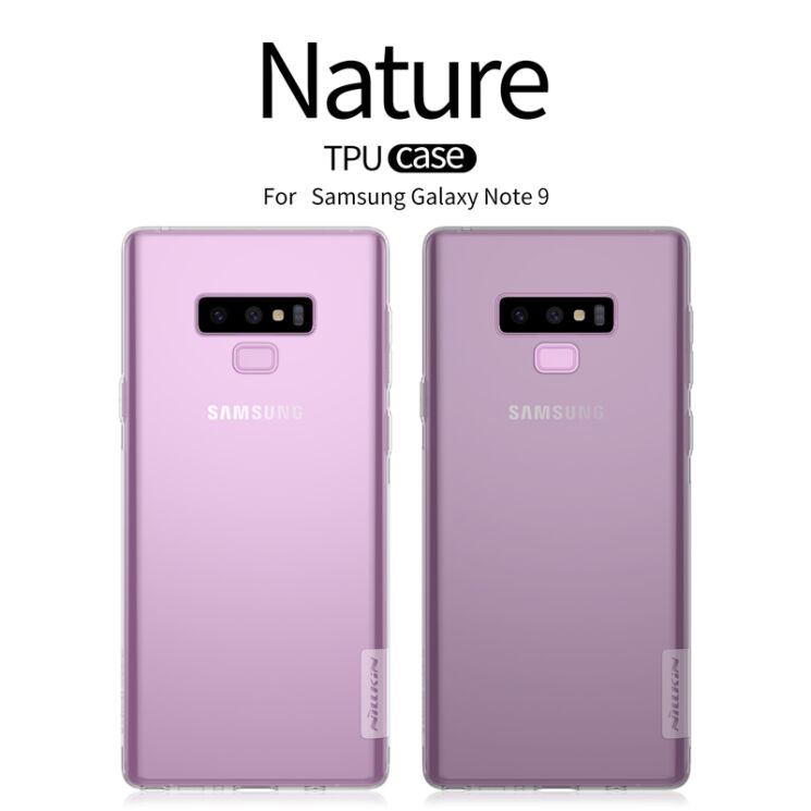 Силиконовый (TPU) чехол NILLKIN Nature для Samsung Galaxy Note 9 (N960) - Grey: фото 8 из 14