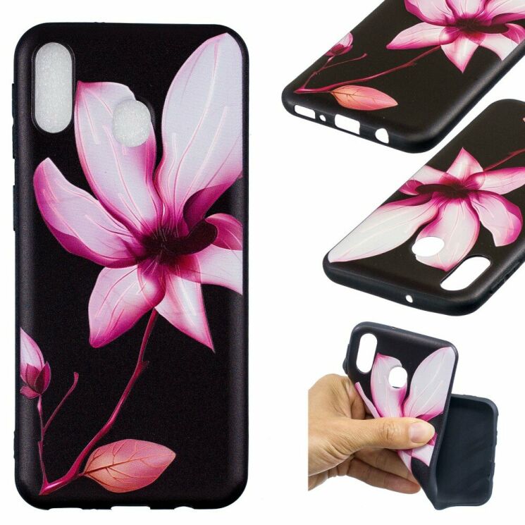 Силиконовый (TPU) чехол UniCase Color Style для Samsung Galaxy M20 - Flower Pattern: фото 1 из 8