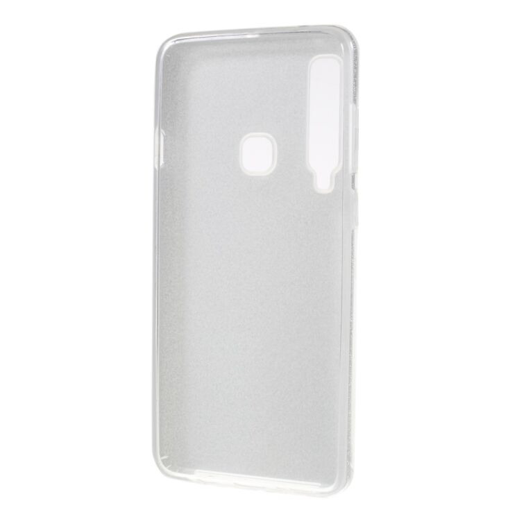 Силиконовый (TPU) чехол UniCase Glitter Cover для Samsung Galaxy A9 2018 (A920) - Silver: фото 3 из 4