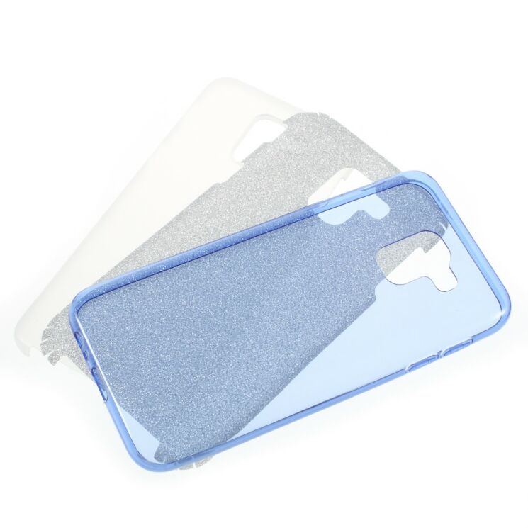Силиконовый (TPU) чехол UniCase Glitter Cover для Samsung Galaxy J6 2018 (J600) - Blue: фото 4 из 4
