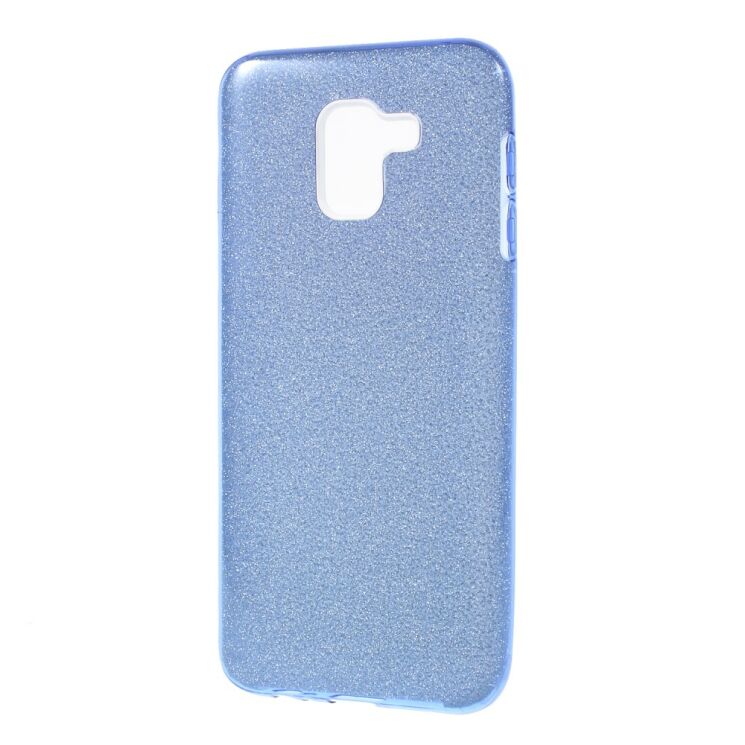Силиконовый (TPU) чехол UniCase Glitter Cover для Samsung Galaxy J6 2018 (J600) - Blue: фото 2 из 4