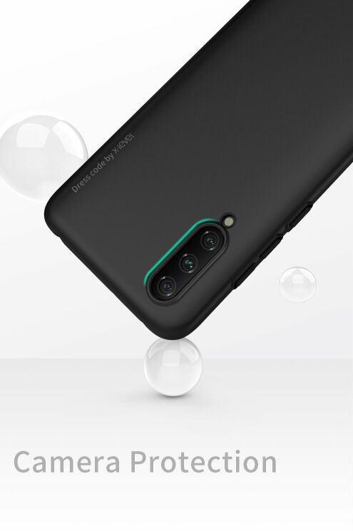 Силіконовий (TPU) чохол X-LEVEL Matte для Xiaomi Mi 9 Lite / Mi CC9 - Black: фото 5 з 11