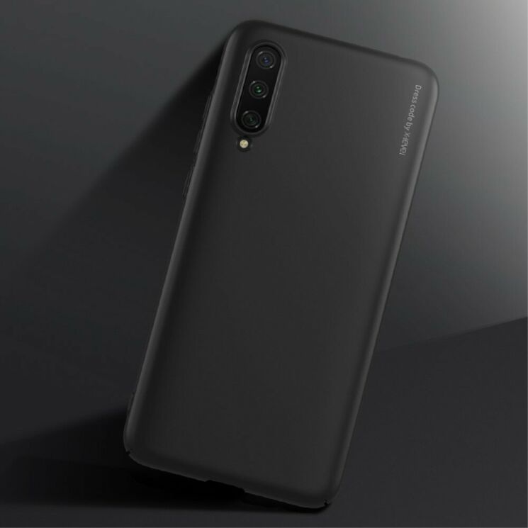 Силіконовий (TPU) чохол X-LEVEL Matte для Xiaomi Mi 9 Lite / Mi CC9 - Black: фото 1 з 11