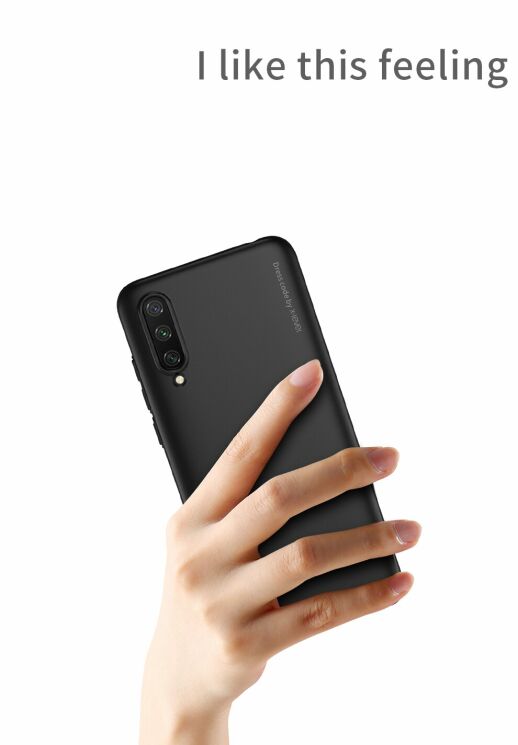 Силіконовий (TPU) чохол X-LEVEL Matte для Xiaomi Mi 9 Lite / Mi CC9 - Black: фото 6 з 11