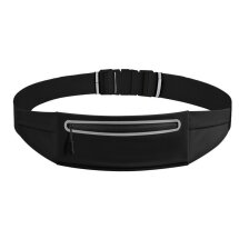 Спортивный чехол на пояс Deexe Waist Bag - Black: фото 1 из 11