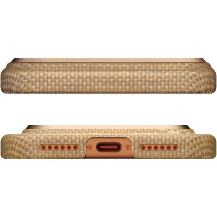 Ультратонкий чохол Pitaka Ultra-Slim Case для iPhone 17 (KI1701AG) - Golden Glint: фото 3 з 8