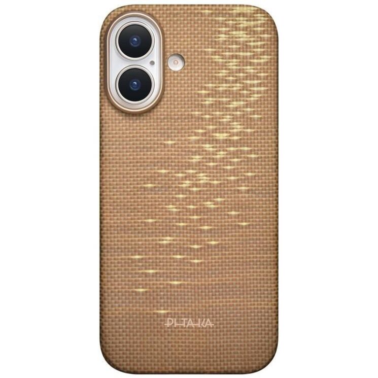 Ультратонкий чохол Pitaka Ultra-Slim Case для iPhone 17 (KI1701AG) - Golden Glint: фото 1 з 8