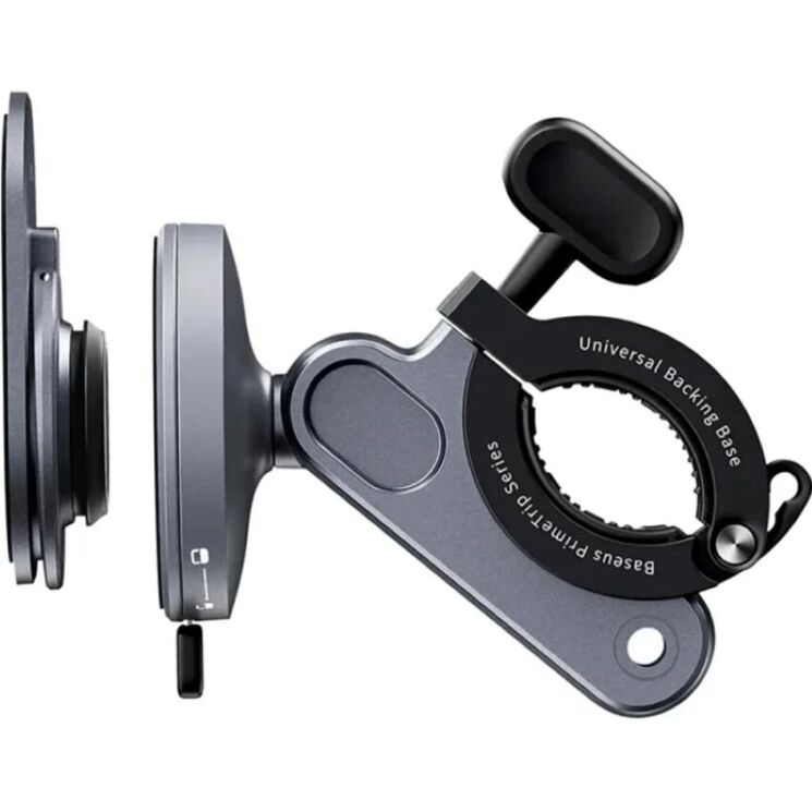 Велосипедный держатель Baseus PrimeTrip Series Stick-on Type (C40569001121-00) - Cosmic Black: фото 3 из 18