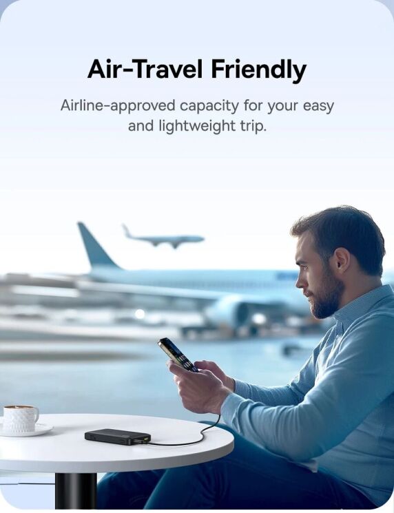 Внешний аккумулятор Baseus EnerFill FP21 22.5W (10000mAh) P1008210D123-00 - Black: фото 15 из 18