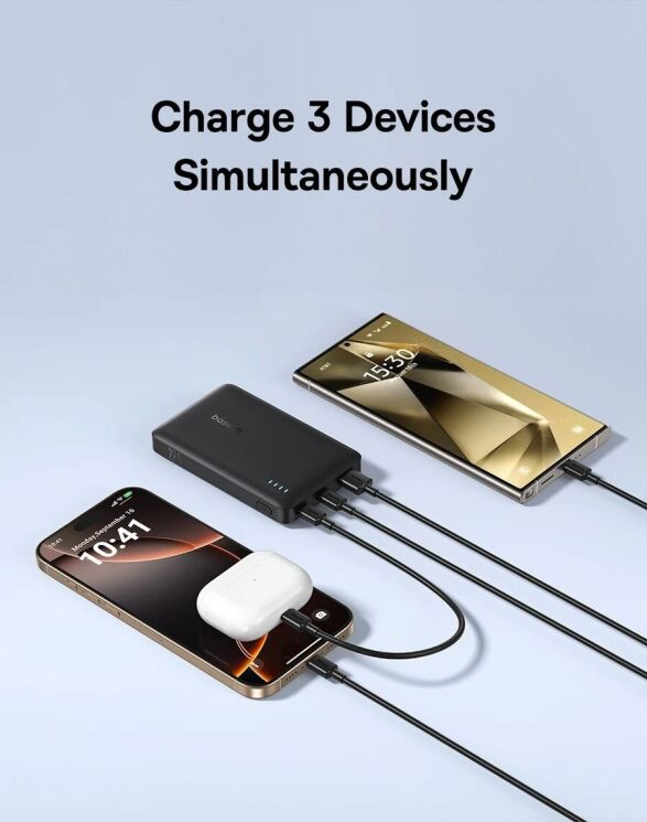 Внешний аккумулятор Baseus EnerFill FP21 22.5W (10000mAh) P1008210D123-00 - Black: фото 10 из 18