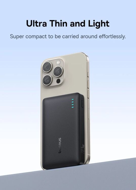 Внешний аккумулятор Baseus EnerFill FP21 22.5W (10000mAh) P1008210D123-00 - Black: фото 9 из 18