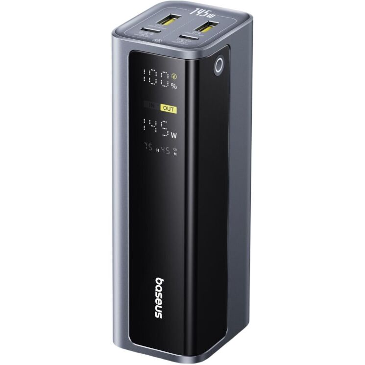 Внешний аккумулятор Baseus EnerGeek GP12 145W (20800mAh) + кабель Type-C to Type-C P10082109813-00 - Grey: фото 2 из 18