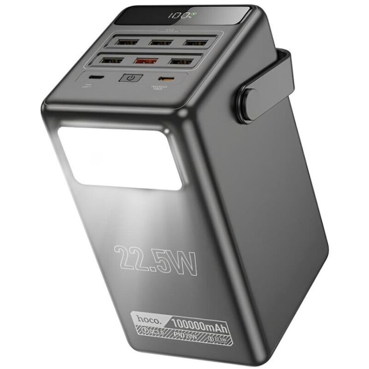 Внешний аккумулятор Hoco DB03 Endure 22.5W (100000mAh) - Black: фото 1 из 7