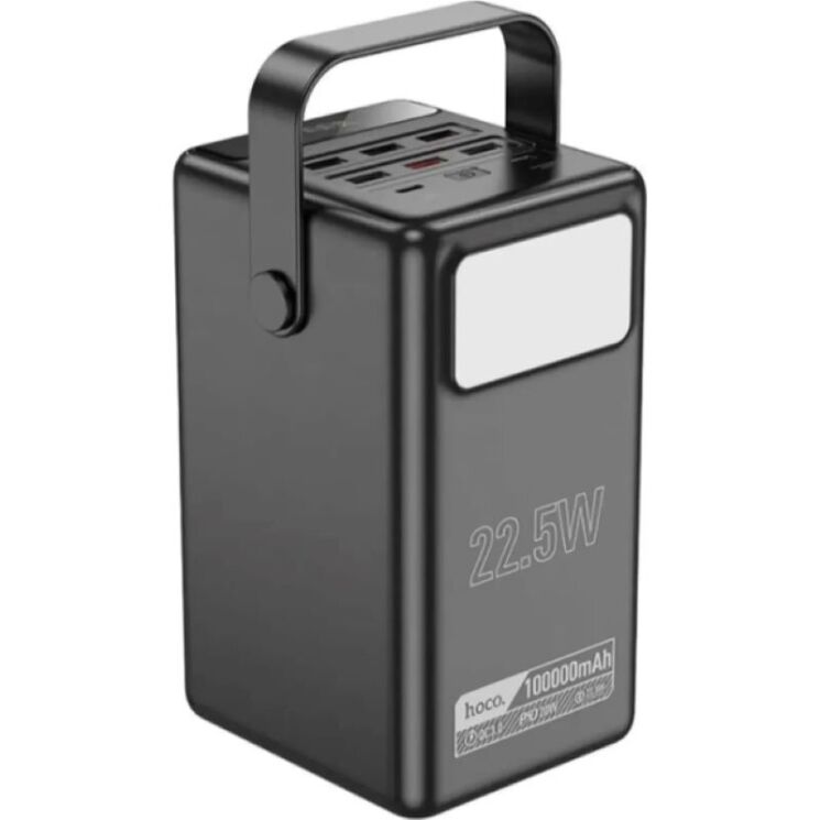 Внешний аккумулятор Hoco DB03 Endure 22.5W (100000mAh) - Black: фото 3 из 7