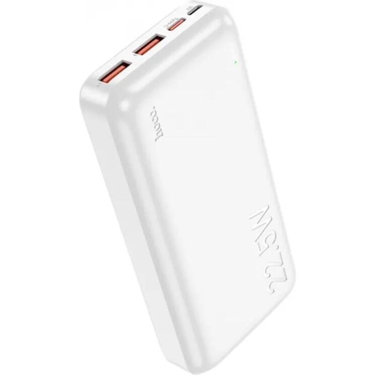Зовнішній акумулятор Hoco J101A 22.5W (20000mAh) - White: фото 2 з 5