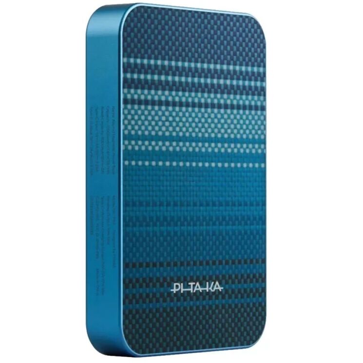 Внешний аккумулятор Pitaka Aramid Fiber Magnetic Qi2 20W (10000mAh) PBQ2503 - Moonrise: фото 2 из 8