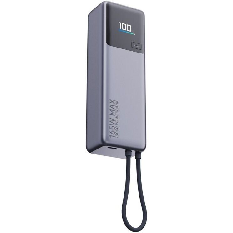 Зовнішній акумулятор Xiaomi 165W (10000mAh) + кабель Type-C BHR9361GL - Grey: фото 2 з 5