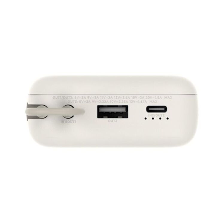 Зовнішній акумулятор Xiaomi 33W Integrated Cable (20000mAh) BHR8851GL - Beige: фото 5 з 5