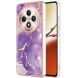 Захисний чохол Deexe Marble Case для OPPO Reno 12 F/FS - Purple (360131V). Фото 1 из 6