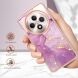 Захисний чохол Deexe Marble Case для OPPO Reno 12 F/FS - Purple (360131V). Фото 4 из 6