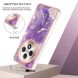 Захисний чохол Deexe Marble Case для OPPO Reno 12 F/FS - Purple (360131V). Фото 3 из 6