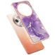 Захисний чохол Deexe Marble Case для OPPO Reno 12 F/FS - Purple (360131V). Фото 2 из 6