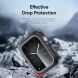 Захисний чохол Dux Ducis Bamo Series для Apple Watch 10 42 mm - Black / Grey (364214BH). Фото 6 из 10