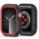 Захисний чохол Dux Ducis Bamo Series для Apple Watch 10 42 mm - Black / Red (364213BR). Фото 2 из 10