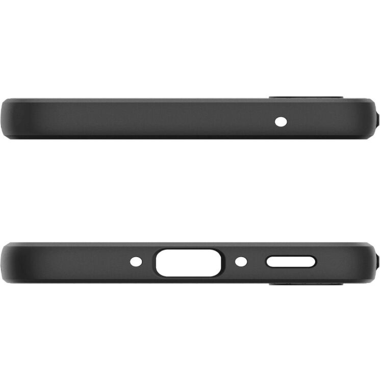 Захисний чохол Spigen (SGP) Liquid Air для Samsung Galaxy A35 (A356) - Matte Black: фото 12 з 18