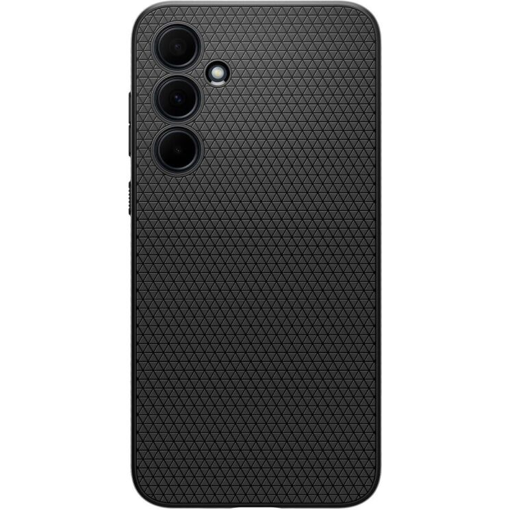 Захисний чохол Spigen (SGP) Liquid Air для Samsung Galaxy A35 (A356) - Matte Black: фото 2 з 18