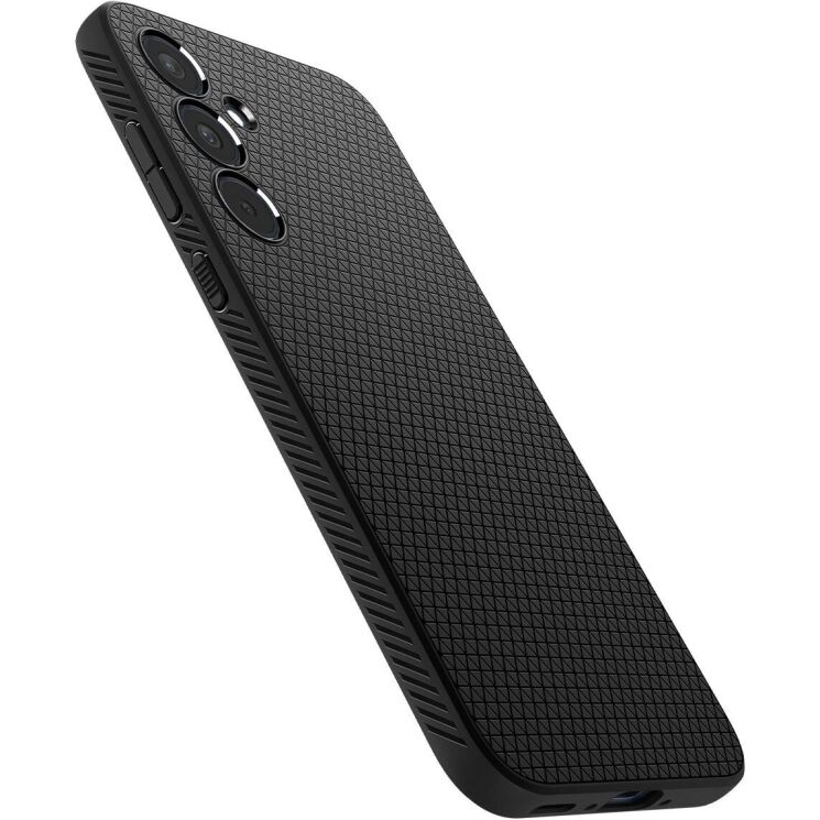 Захисний чохол Spigen (SGP) Liquid Air для Samsung Galaxy A35 (A356) - Matte Black: фото 5 з 18