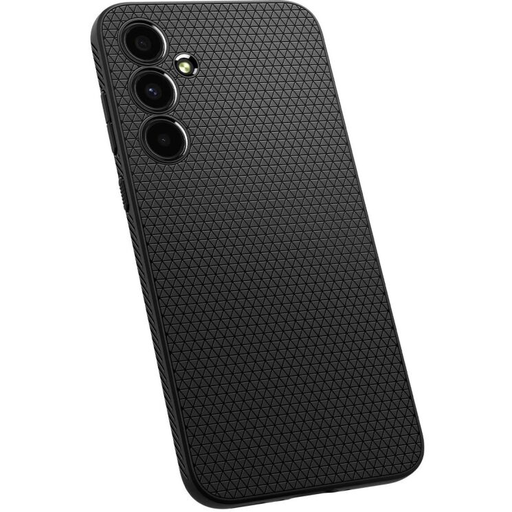 Захисний чохол Spigen (SGP) Liquid Air для Samsung Galaxy A35 (A356) - Matte Black: фото 4 з 18