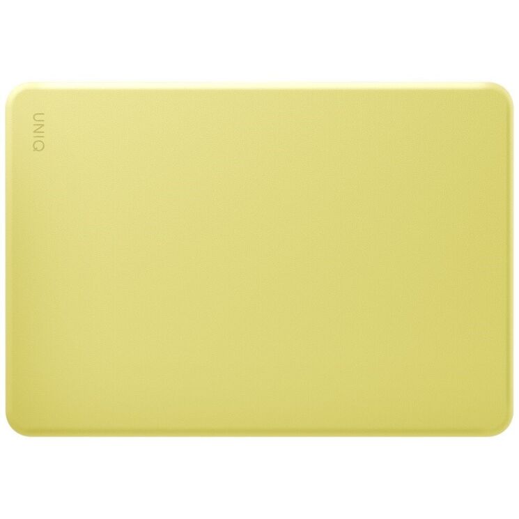 Защитная накладка UNIQ Lyden Versa Leatherette Case для MacBook Neo (2026) UNIQ-MBNEO-LYDVERYELLIM - Yellow: фото 6 из 8
