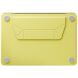 Защитная накладка UNIQ Lyden Versa Leatherette Case для MacBook Neo (2026) UNIQ-MBNEO-LYDVERYELLIM - Yellow (236724Y). Фото 7 из 8