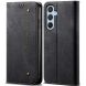 Чехол-книжка UniCase Jeans Wallet для Samsung Galaxy A36 (A366) / A56 (A566) - Black (372043B). Фото 1 из 6