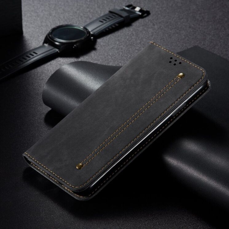 Чехол-книжка UniCase Jeans Wallet для Samsung Galaxy A36 (A366) / A56 (A566) - Black: фото 6 из 6
