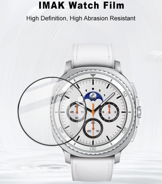 Захисна плівка IMAK Watch Film для Samsung Galaxy Watch 8 Classic - Black: фото 8 з 9