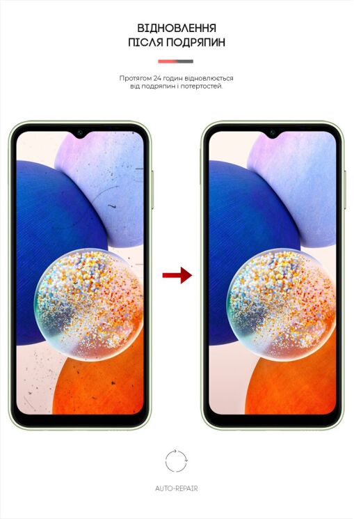 Захисна плівка на екран ArmorStandart Clear для Samsung Galaxy A14 (А145): фото 3 з 4