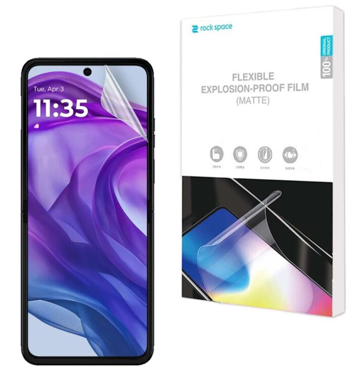 Антиблікова плівка на екран RockSpace Explosion-Proof Matte для Motorola Razr 50 Ultra: фото 1 з 8