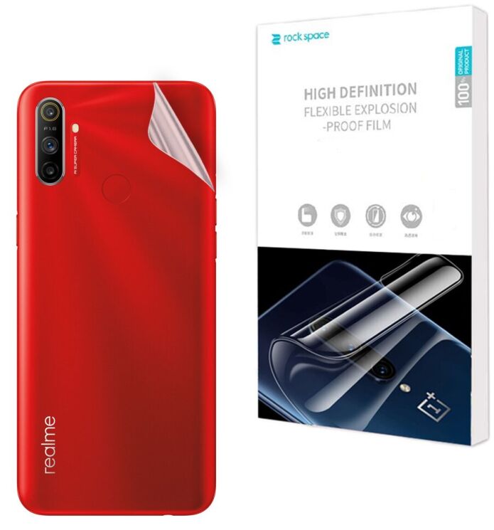 Захисна плівка на задню панель RockSpace Explosion-Proof SuperClear для Realme C3: фото 1 з 10