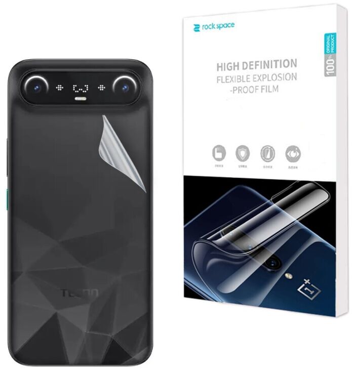 Захисна плівка на задню панель RockSpace Explosion-Proof SuperClear для TECNO Camon Slim (433004) Захисна плівка на задню панель RockSpace Explosion-Proof SuperClear для TECNO Camon Slim: фото 1 з 9